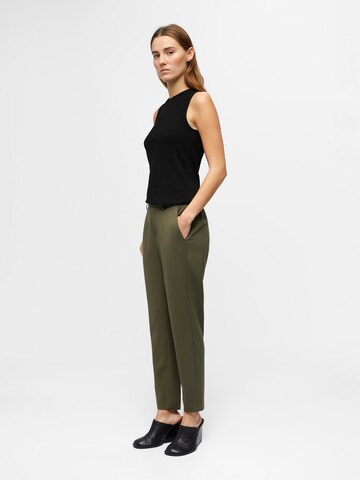 Slimfit Pantaloni 'Lisa' di OBJECT in verde