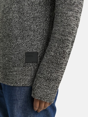 TOM TAILOR DENIM Pullover in Grau