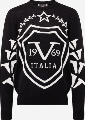 19V69 ITALIA Sweater 'ENZO' in Black: front