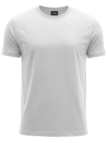 SIXLAB Shirt 'Regular T-Shirt' in White: front