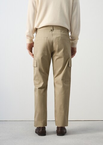 MANGO MAN Regular Cargo Pants in Beige