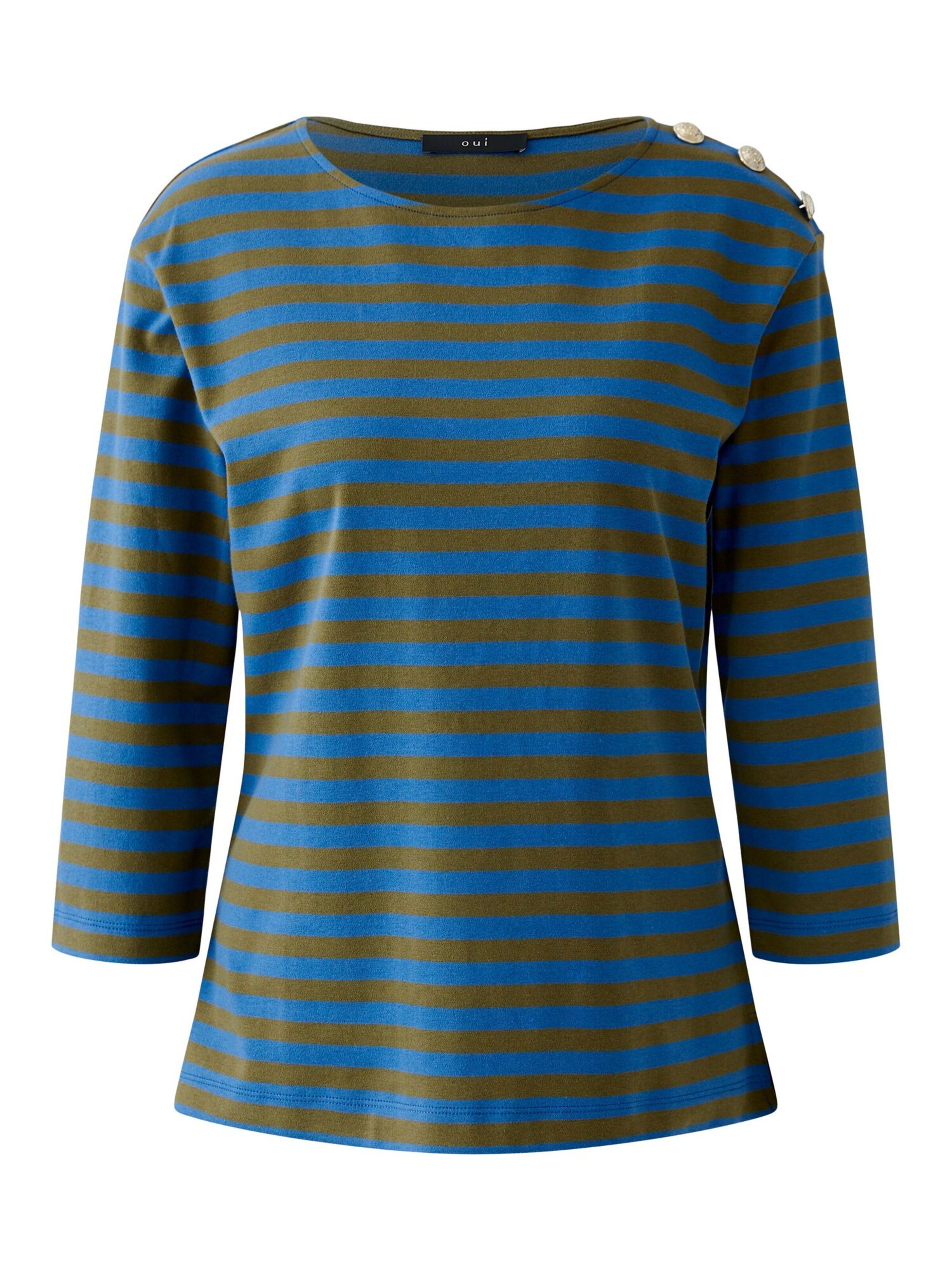 OUI Shirt 'Sunala' in Blue: front