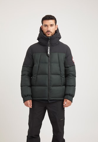 Veste d’hiver 'Luna' JACK1T en vert : devant