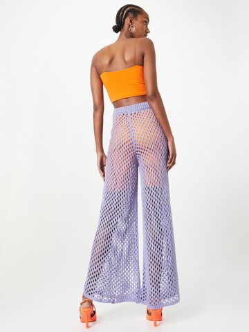 The Ragged Priest Wide Leg Hose 'LIVEWIRE' in Lila