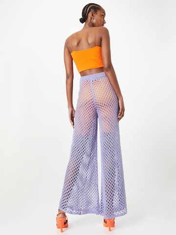 Wide Leg Pantalon 'LIVEWIRE' The Ragged Priest en violet