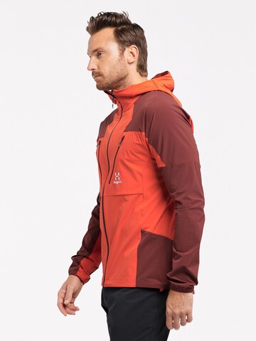Haglöfs Regular fit Outdoor jacket 'Tegus' in Orange