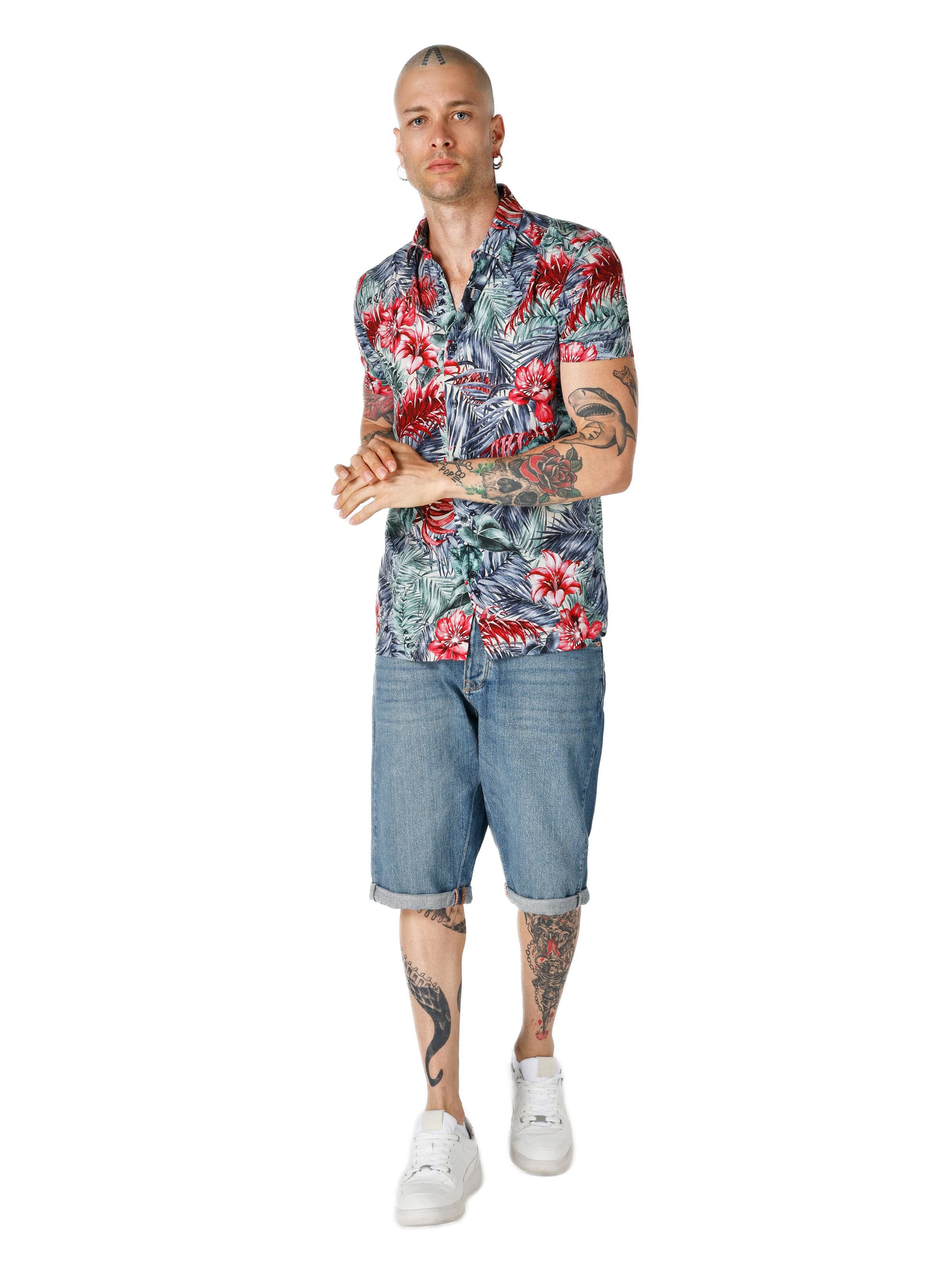 Coupe regular Chemise Colin's en mélange de couleurs