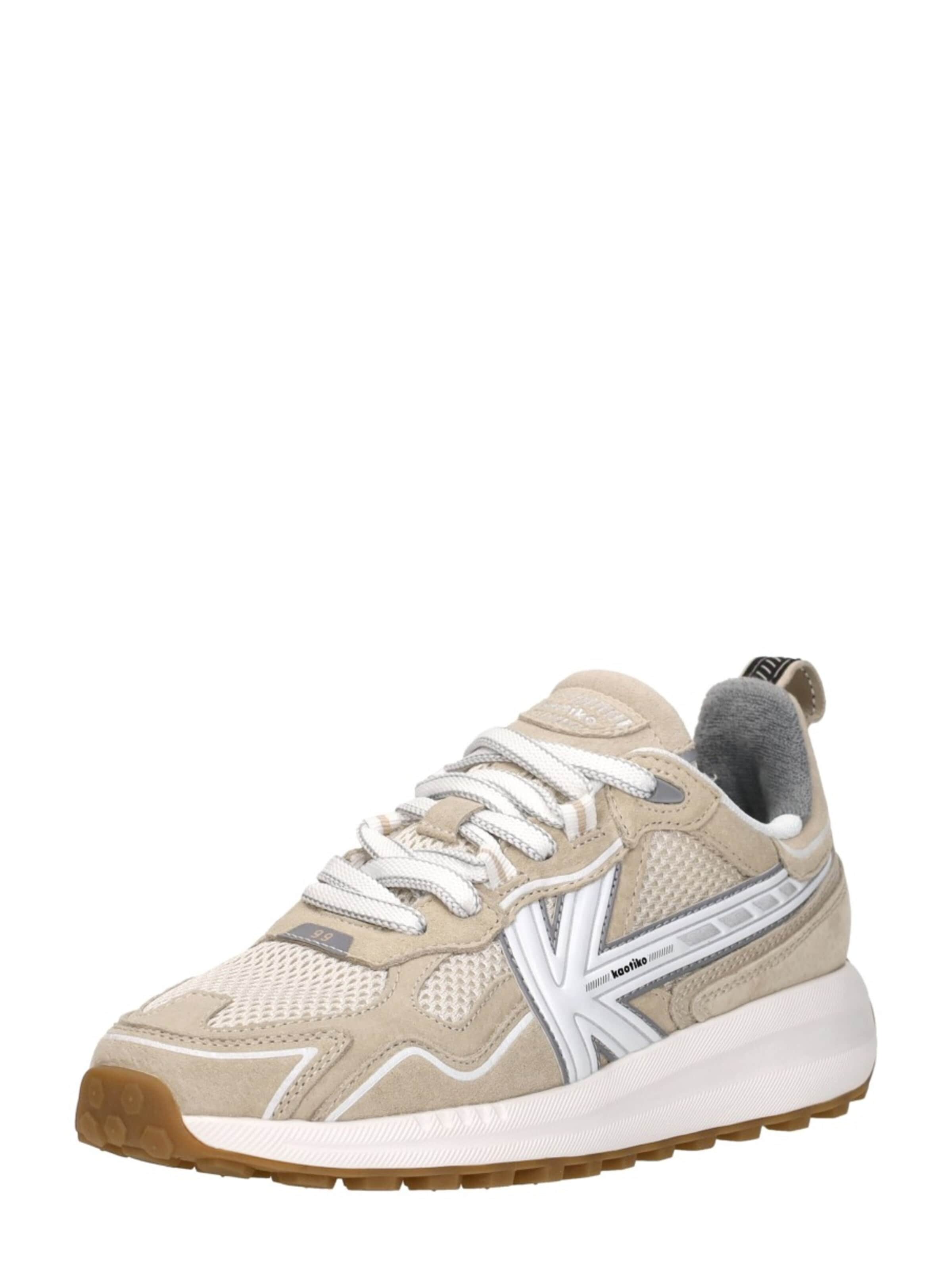 Kaotiko Sneakers laag 'Detroit Tech' in Beige