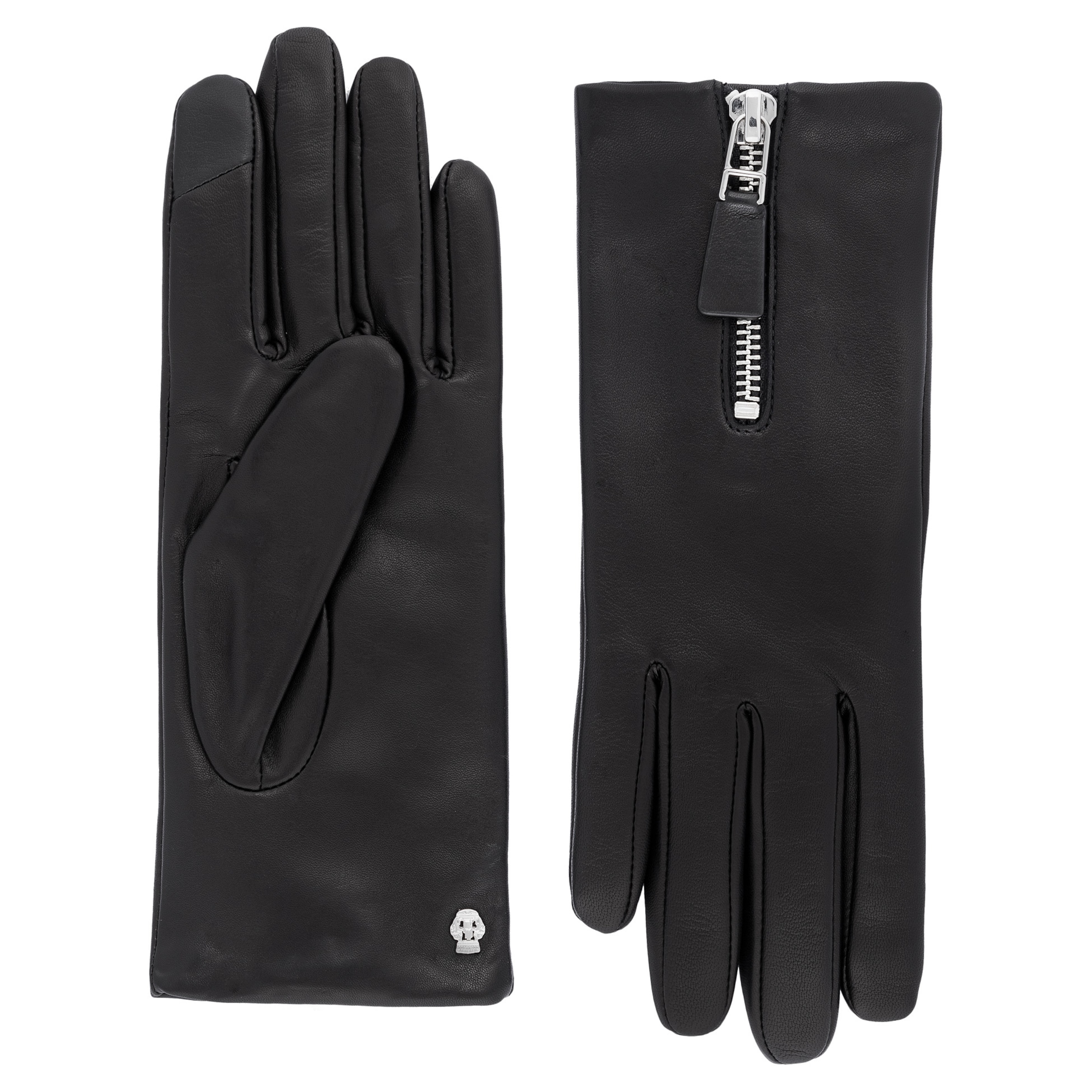 Roeckl Full finger gloves 'YORK TOUCH' in Black: front