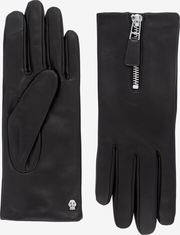 Roeckl Full Finger Gloves 'York Touch' in Black: front