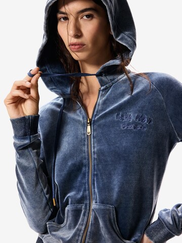 Desigual - Casaco em moletão 'Masha Popova' em azul