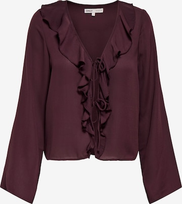 ONLY Bluse 'ONLVinni' in Rot: Vorderseite