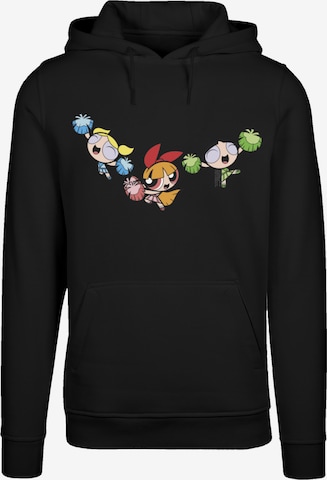 F4NT4STIC Sweatshirt 'Powerpuff Girls Cheerleaders' in Black: front