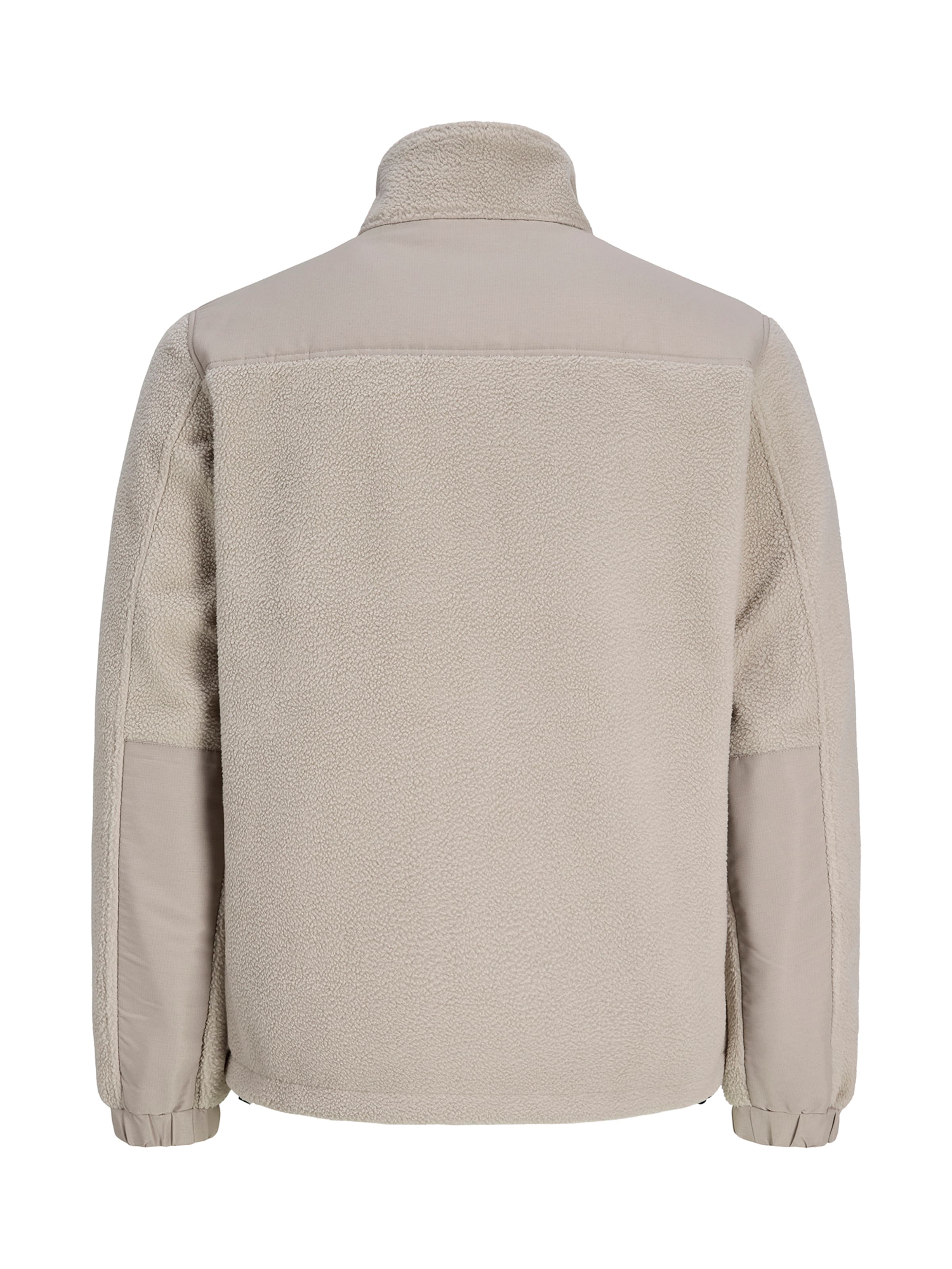 JACK & JONES Fleece jas 'JCOCLUB' in Grijs