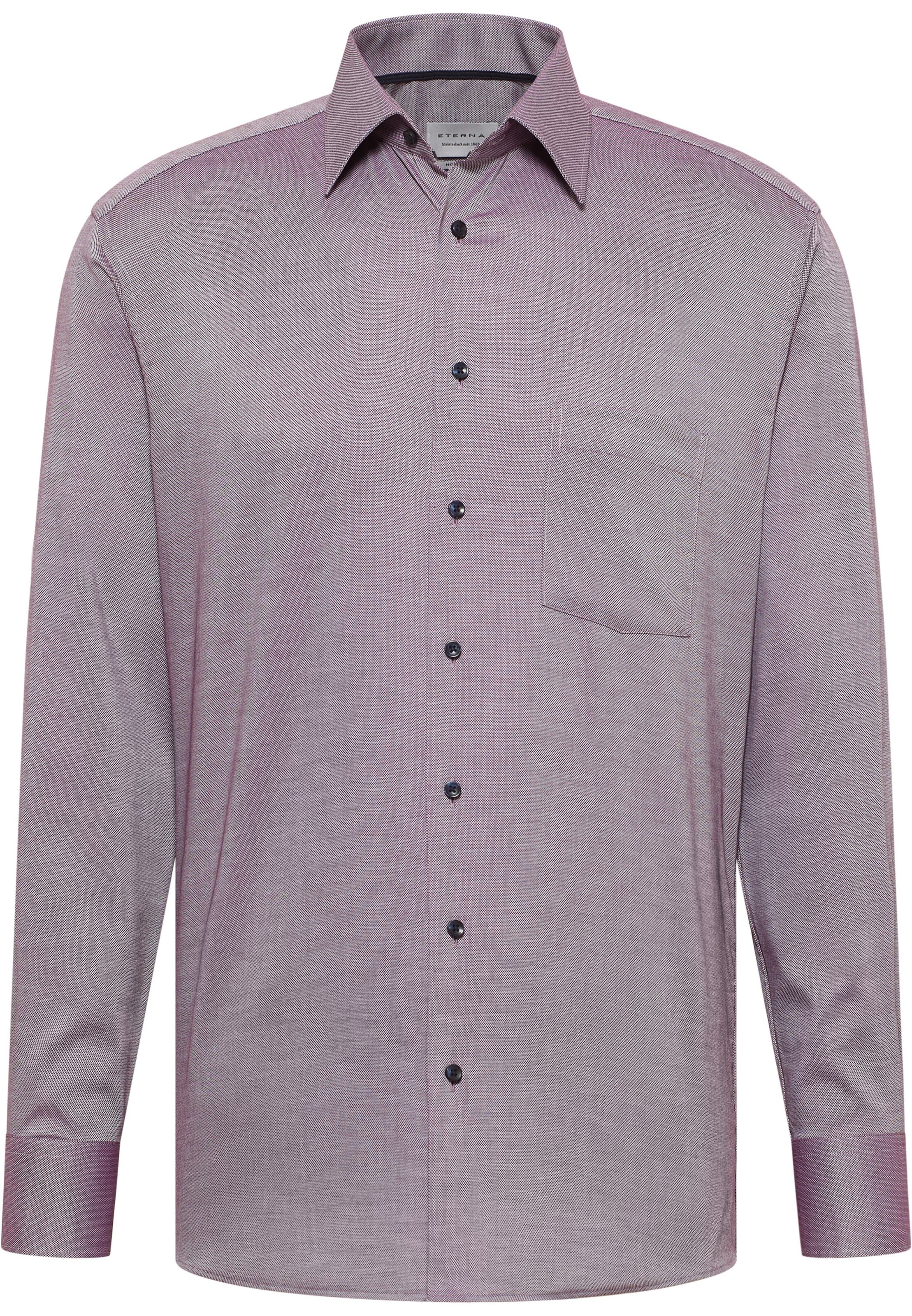 ETERNA Zakelijk overhemd in Rood: voorkant