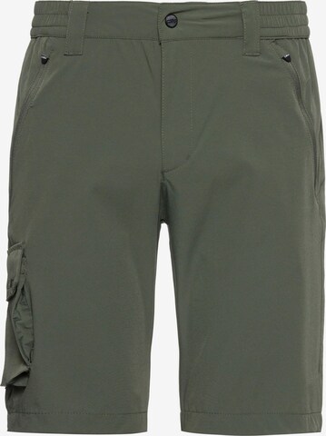 CMP Regular Outdoor Pants in Green: front