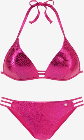 JETTE Bikini in Pink: front