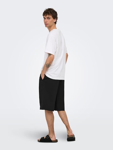 Regular Pantalon 'ONSDaves' Only & Sons en noir