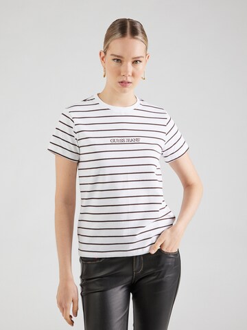 GUESS JEANS Shirt in White: front
