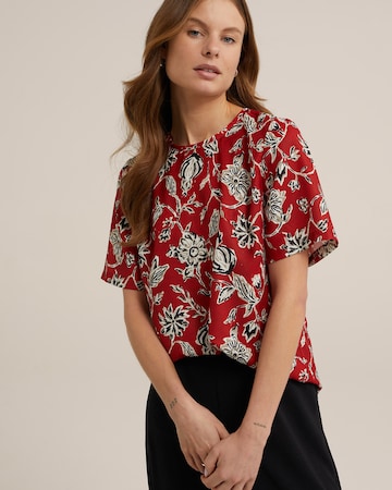 WE Fashion Blouse in Red: front