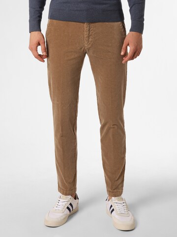 Finshley & Harding Chino ' Tyler ' in Beige: voorkant