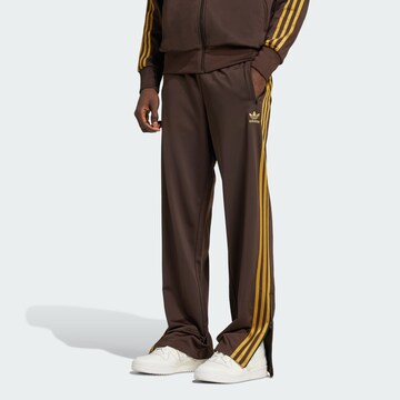 ADIDAS ORIGINALS Regular Workout Pants 'Adicolor Classics Firebird' in Brown: front