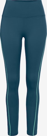 LASCANA ACTIVE Skinny Sportbroek in Blauw: voorkant