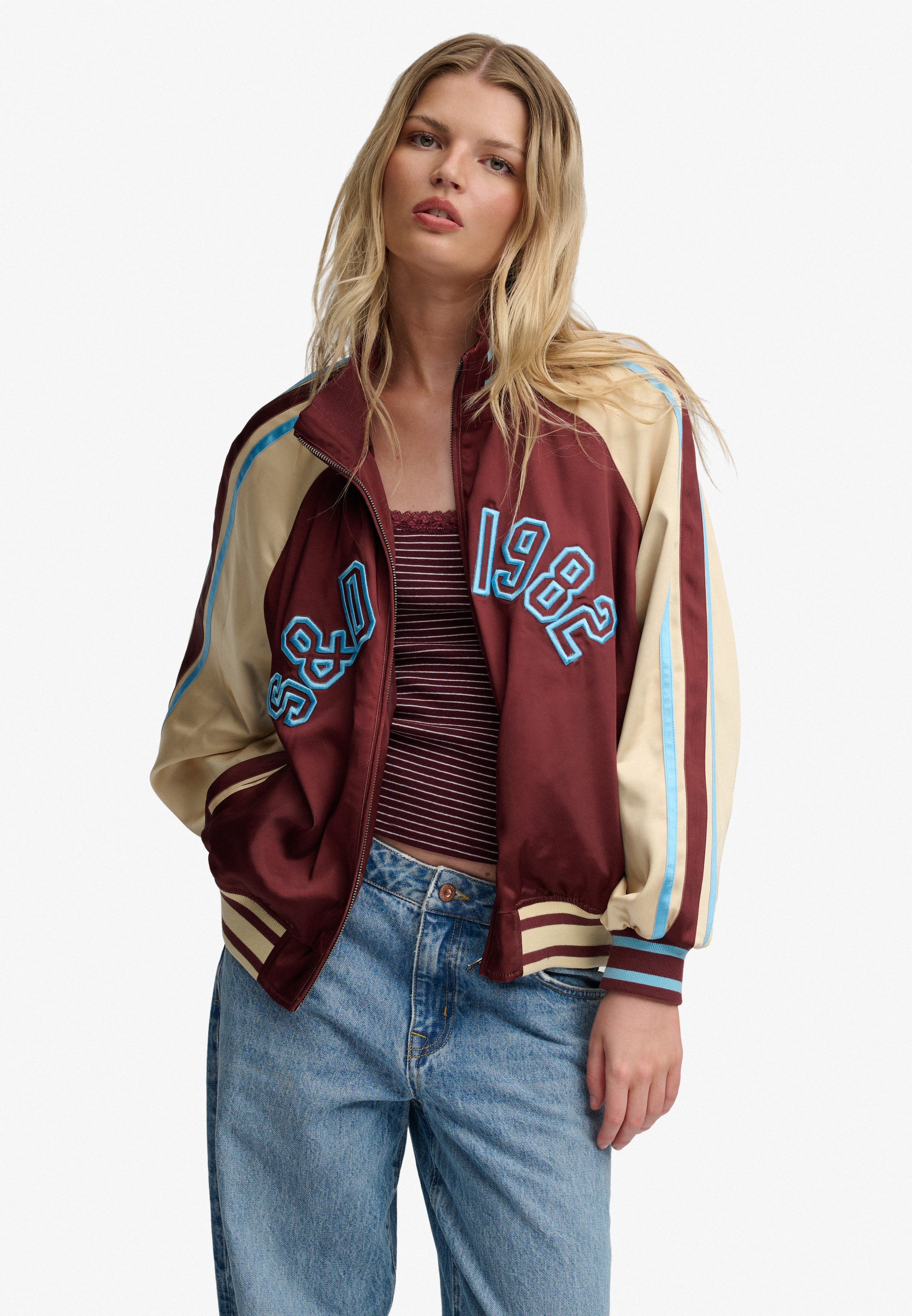 Superdry & Co Between-Season Jacket 'Suika' in Red: front
