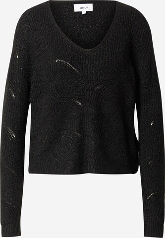 ONLY Sweater 'Cora' in Black: front