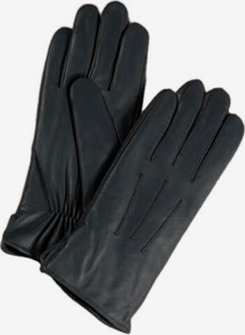 J. Jayz Full Finger Gloves in Black: front