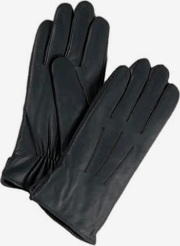 J. Jayz Full Finger Gloves in Black: front