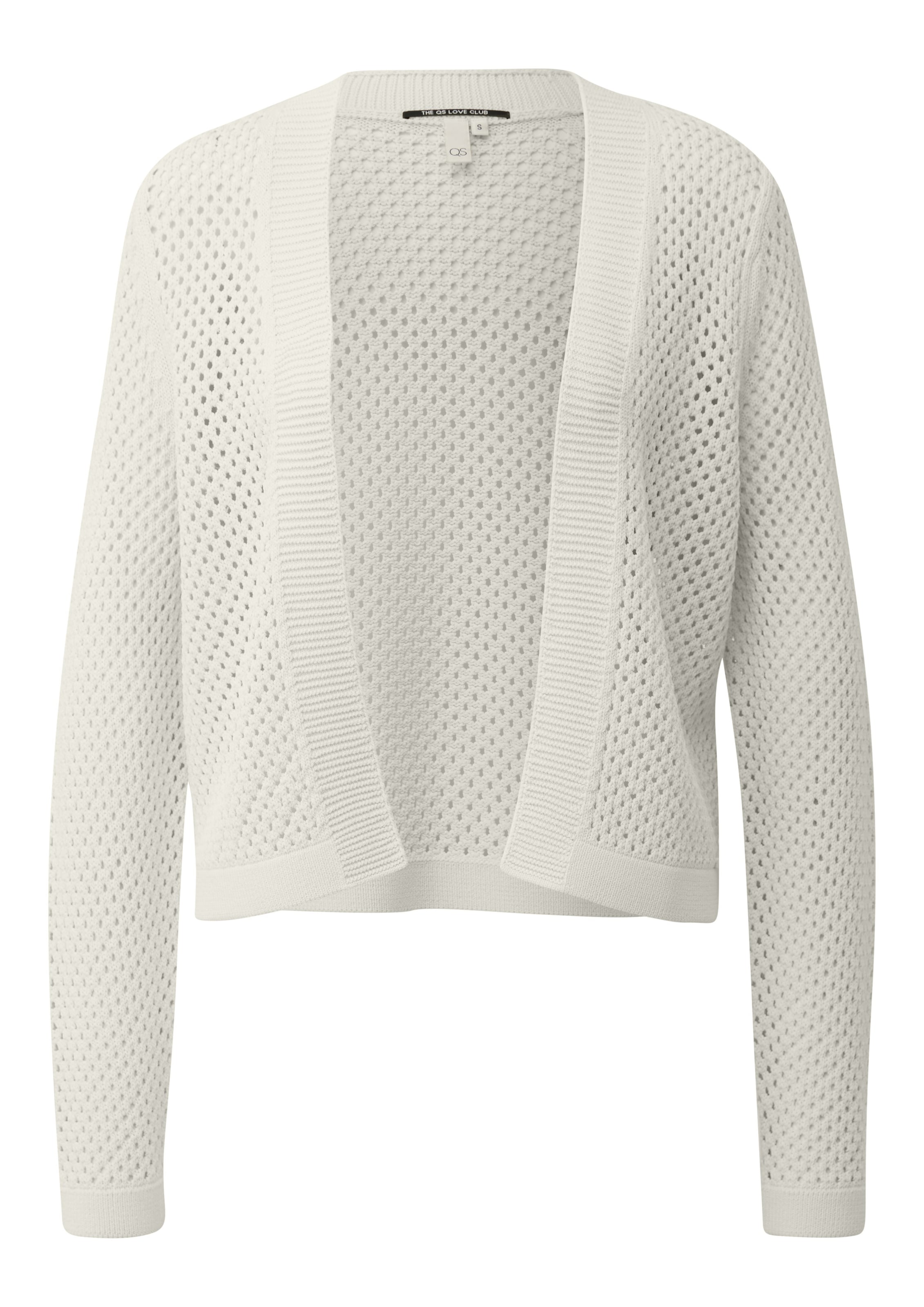 Cardigan QS en beige : devant