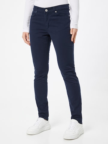 MORE & MORE Slimfit Jeans i blå: forside