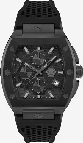 Philipp Plein Watches Analoog horloge ' HEXAGON PHANTOM ' in Grijs: voorkant