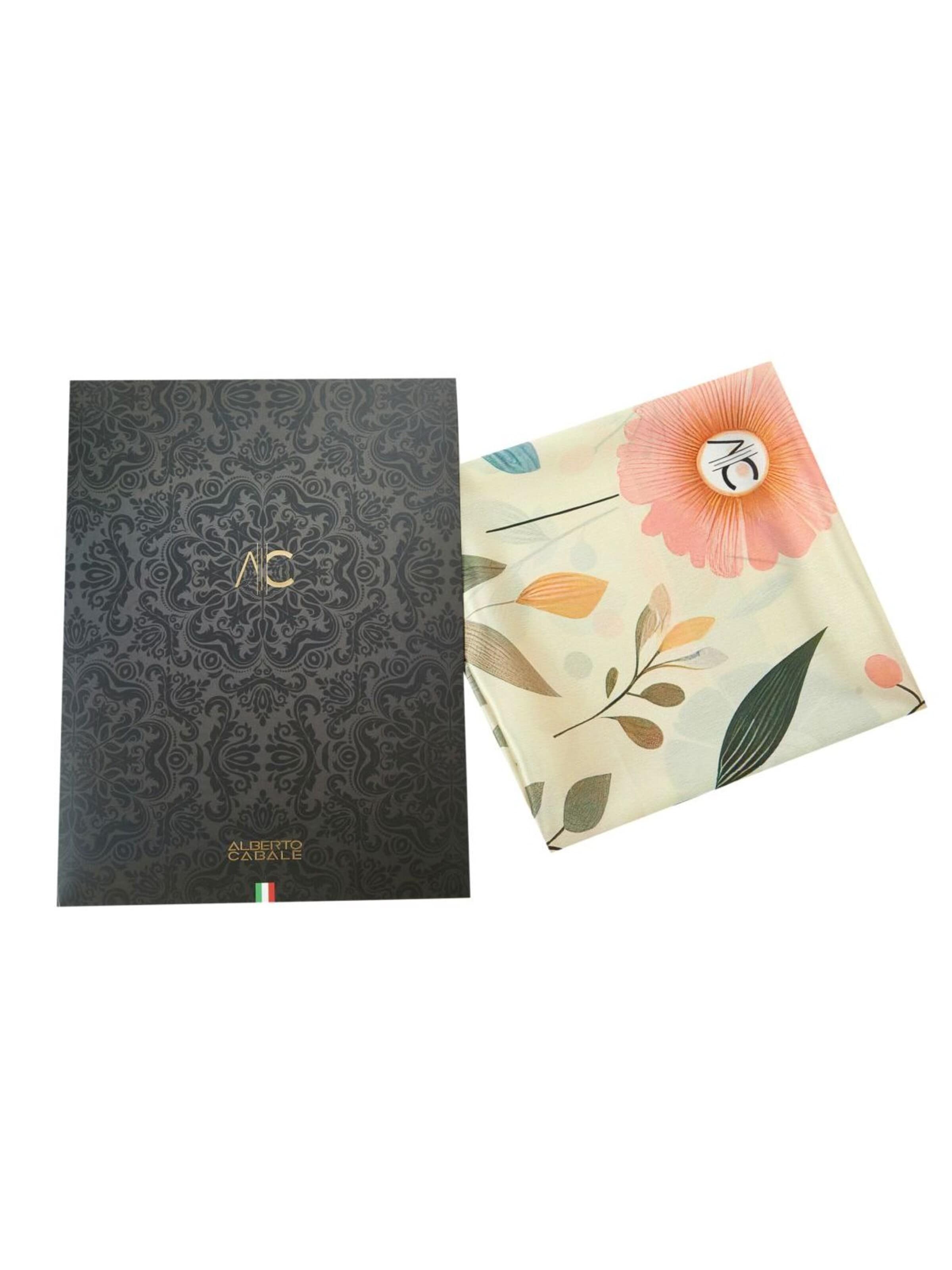 alberto cabale Scarf 'Nature Zoé' in Orange