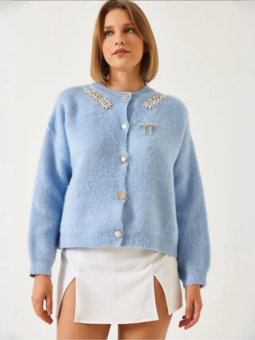 Bianco Lucci - Casaco de malha em azul