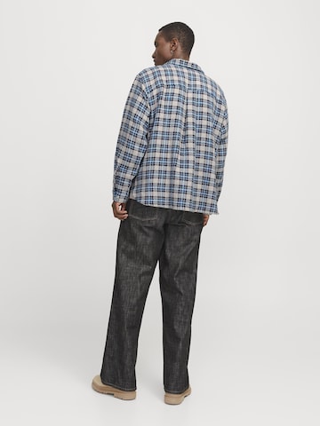 JACK & JONES Regular fit Button Up Shirt in Blue