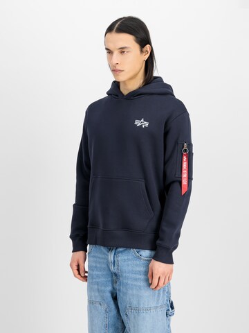 ALPHA INDUSTRIES Mikina - Modrá