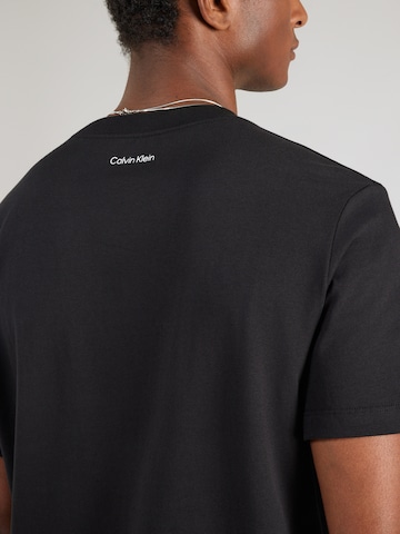 juoda Calvin Klein Jeans Standartinis Marškinėliai