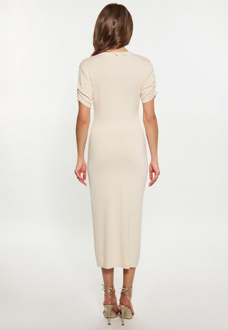 faina Knit dress in Beige