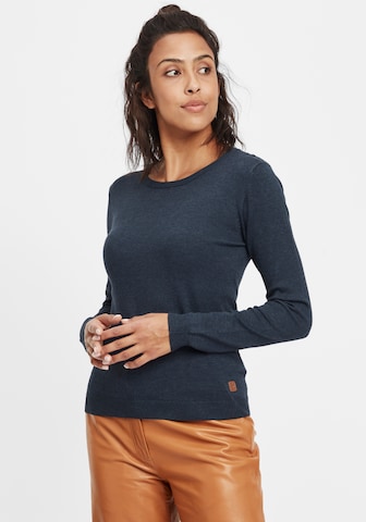 Oxmo Sweater 'Edda' in Blue: front
