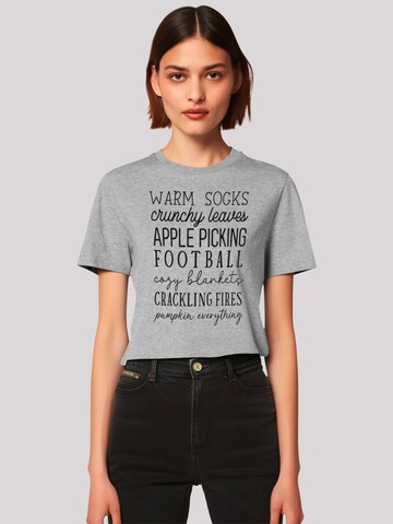 F4NT4STIC Shirt 'Fall' in Grau: Vorderseite