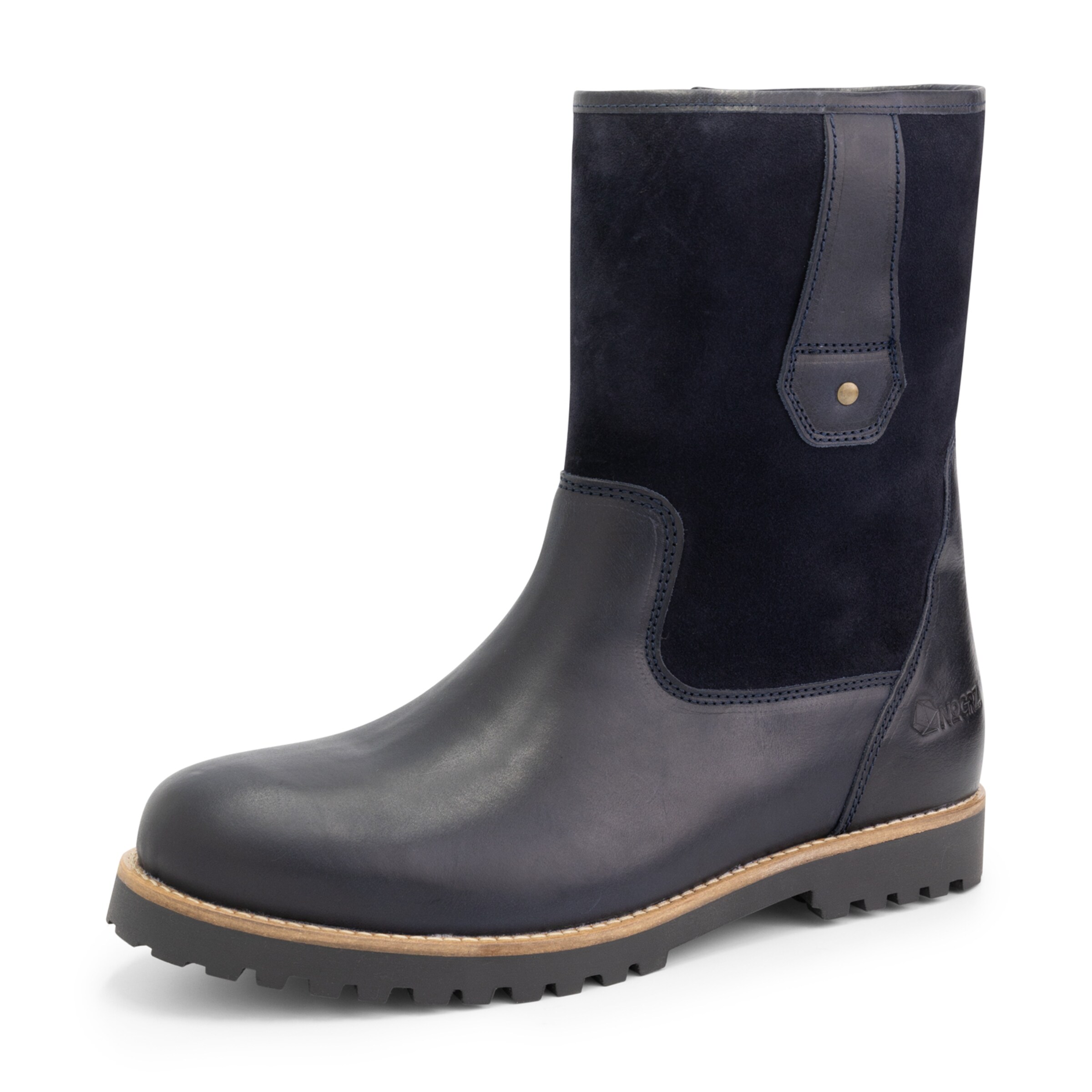 NoGRZ Boots 'R.Cassels' in Blue: front