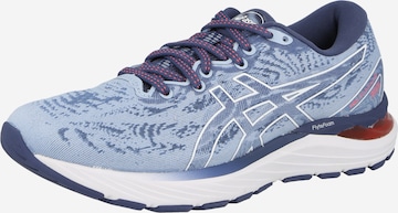 Chaussure de course 'Gel-Cumulus 23' ASICS en bleu : devant