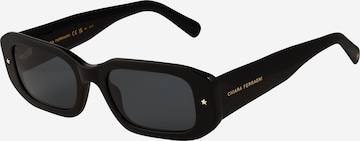 Lunettes de soleil Chiara Ferragni en noir : devant