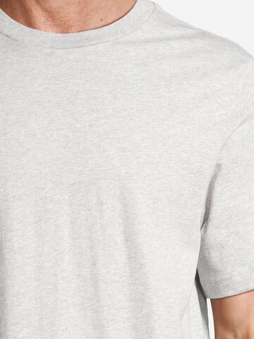 SCHIESSER Pyjama kurz 'Night & Home' in Grau