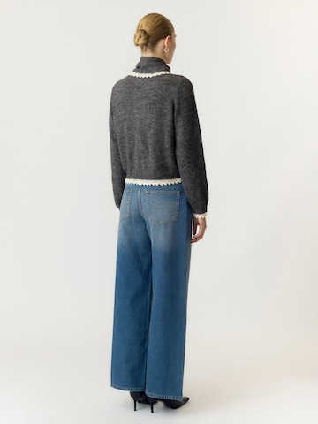 YAS Strickjacke 'YASMILLIE' in Grau