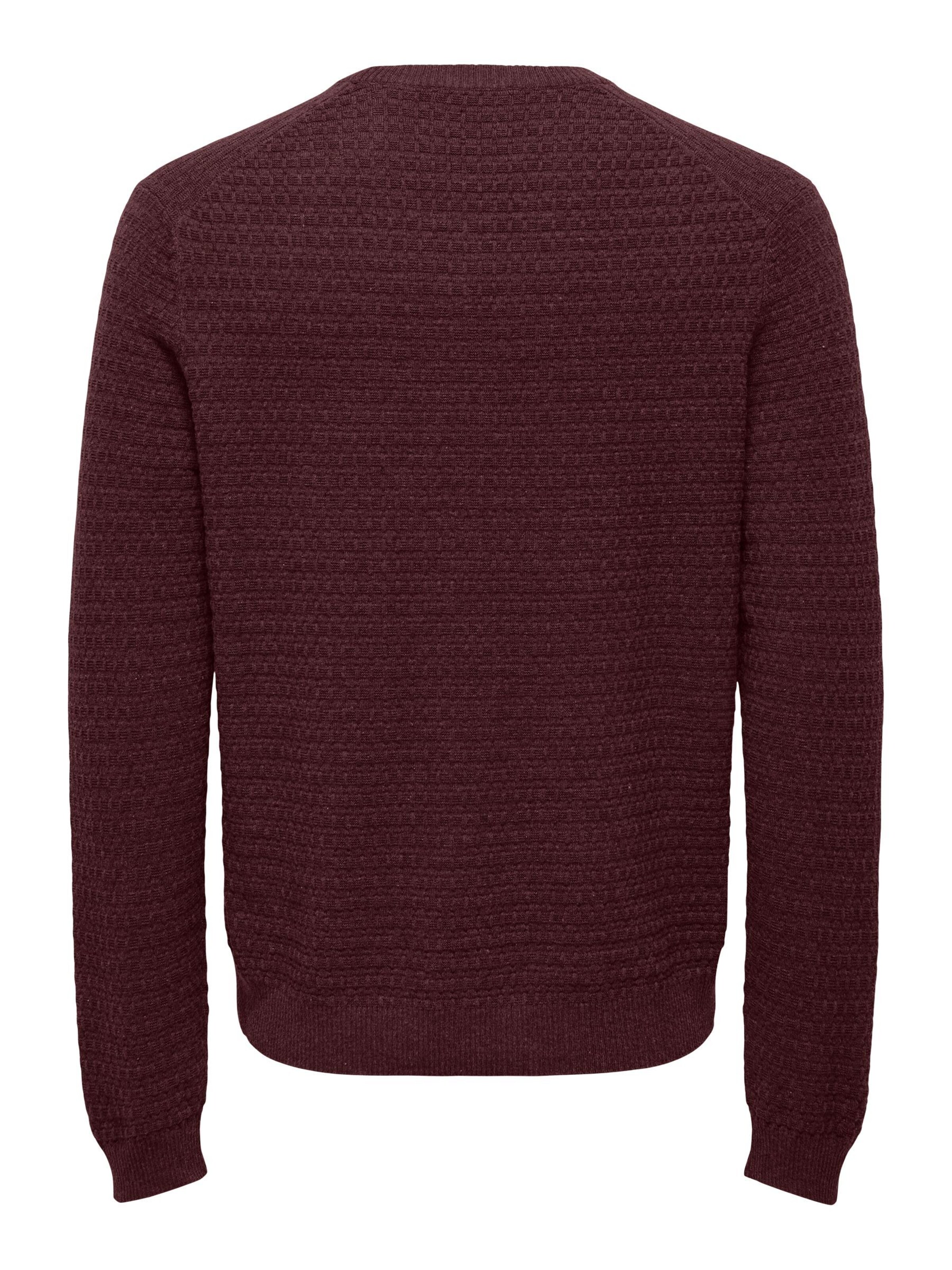 Pullover 'ONSLoui' di Only & Sons in rosso
