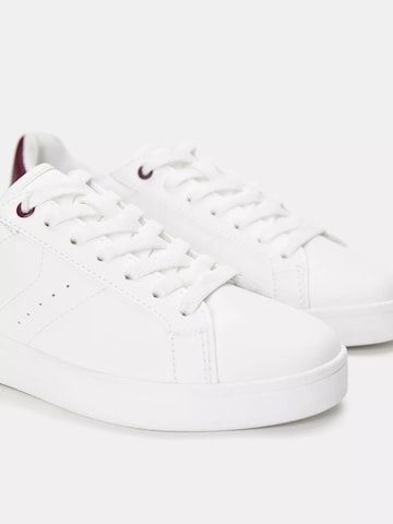 Pull&Bear Sneaker in Weiß