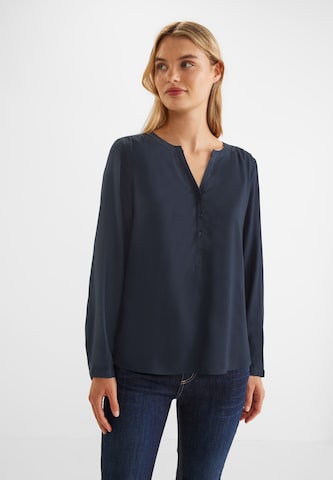 STREET ONE Blouse 'Bamika' in Blue: front